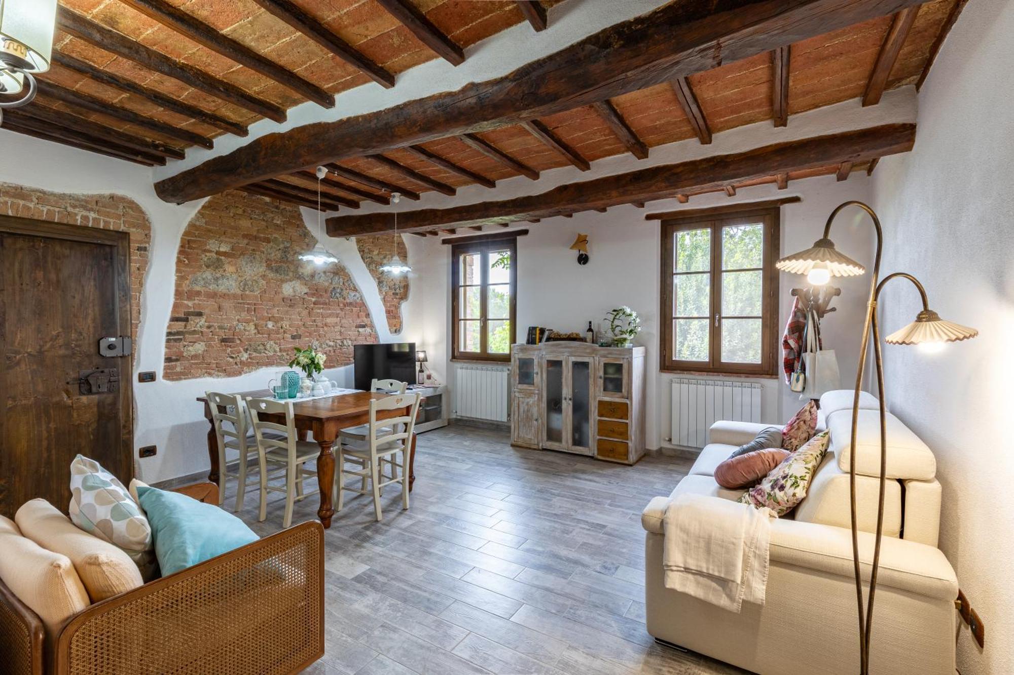 Pociano 1863 - Country House With Stunning View Of Siena Lupompesi Esterno foto